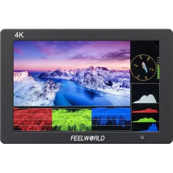 FEELWORLD T7 PLUS 7 palcov 2200nit 1920x1200 IPS 3D LUT monitor na kameru s HDMI-Loop-Through