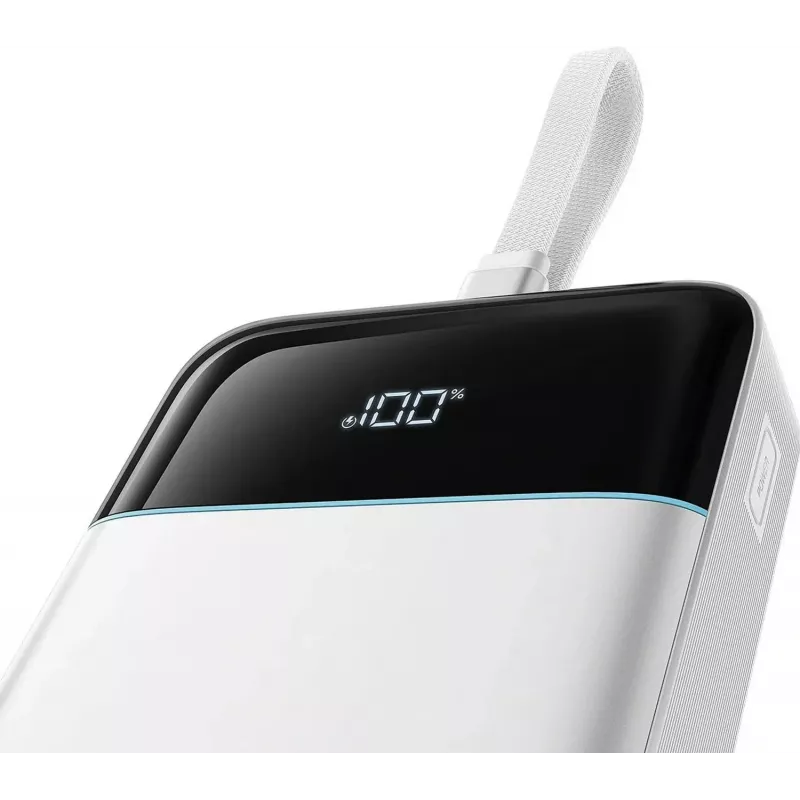 CUKTECH LPB252N 120W 25000mAh powerbank s integrovaným USB-C káblom - biela