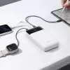 CUKTECH LPB252N 120W 25000mAh powerbank s integrovaným USB-C káblom - biela