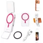 ULANZI GL01 GlowUp MagSafe LED selfie svetlo pre iPhone, 2500K-9000K, CRI 97, biela