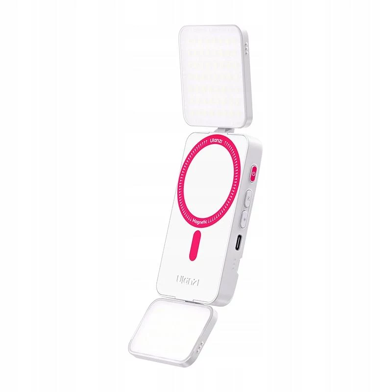 ULANZI GL01 GlowUp MagSafe LED selfie svetlo pre iPhone, 2500K-9000K, CRI 97, biela
