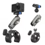 TELESIN Magic Arm Clamp Mount pre DJI Osmo Action 5 Pro/4/3, Osmo 360, GoPro, Insta360 – S3-HBM-14-TDJ