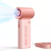JISULIFE Life9 ručný ventilátor 3600mAh USB-C prenosný skladací stolný ventilátor - ružový