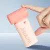 JISULIFE Life9 ručný ventilátor 3600mAh USB-C prenosný skladací stolný ventilátor - ružový