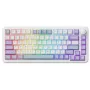Káblová mechanická klávesnica AJAZZ AK820 MAX, magnetické spínače, RGB, Purple White