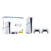 Sony PlayStation 5 Slim Disc Edition 1TB konzola - biela & čierna