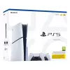 Sony PlayStation 5 Slim Disc Edition 1TB konzola - biela & čierna