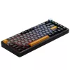 MACHENIKE K600-B82W tri-mode bezdrôtová mechanická herná klávesnica, 75% 82 klávesov, Gateron Silver Switches, Per-Key RGB, PBT keycaps, hot-swappable, čierna