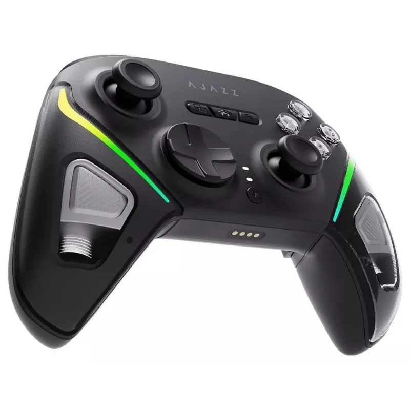 AJAZZ GP100-B bezdrôtový RGB ovládač pre Switch/PC/iOS/Android - čierny