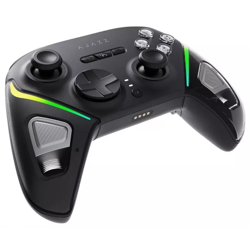 AJAZZ GP100-B bezdrôtový RGB ovládač pre Switch/PC/iOS/Android - čierny