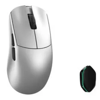 WLMouse YING horčíková bezdrôtová herná myš, PAW3950HS, 8K Polling, Omron Optical Switches - strieborná