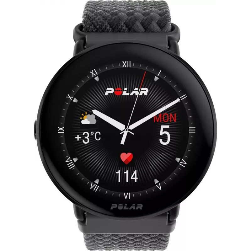 Polar Ignite 3 S-L, čierna/čierna pletená (900111828)
