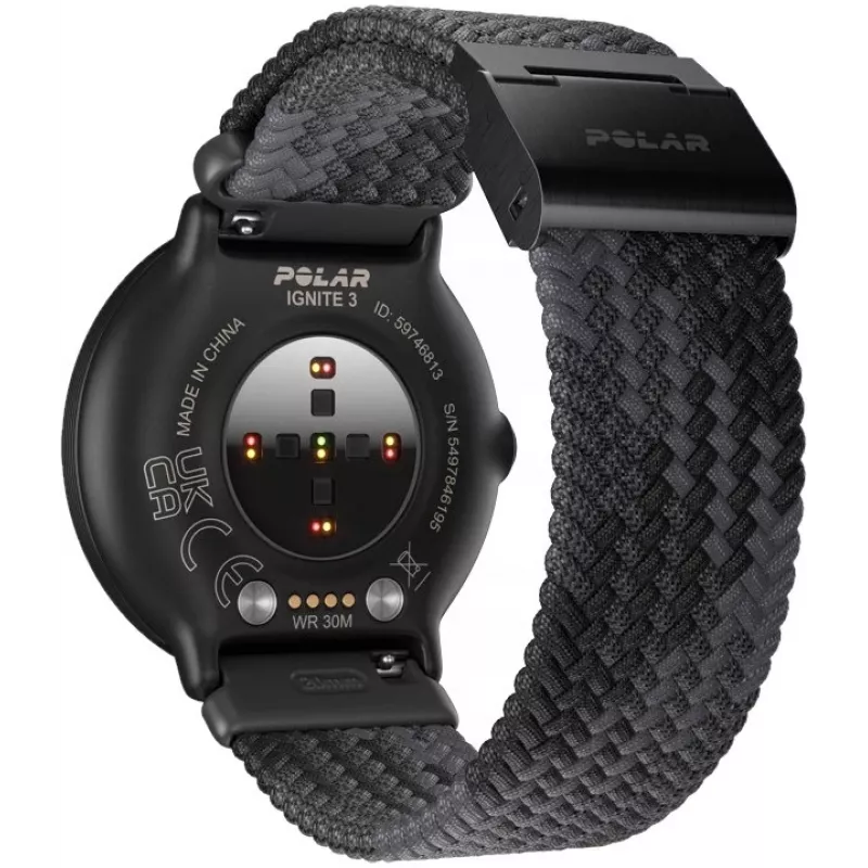 Polar Ignite 3 S-L, čierna/čierna pletená (900111828)