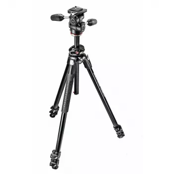 Manfrotto 290 Dual hliníkový statív s 3-cestnou hlavou, 3-násobne výsuvný MK290DUA3-3W