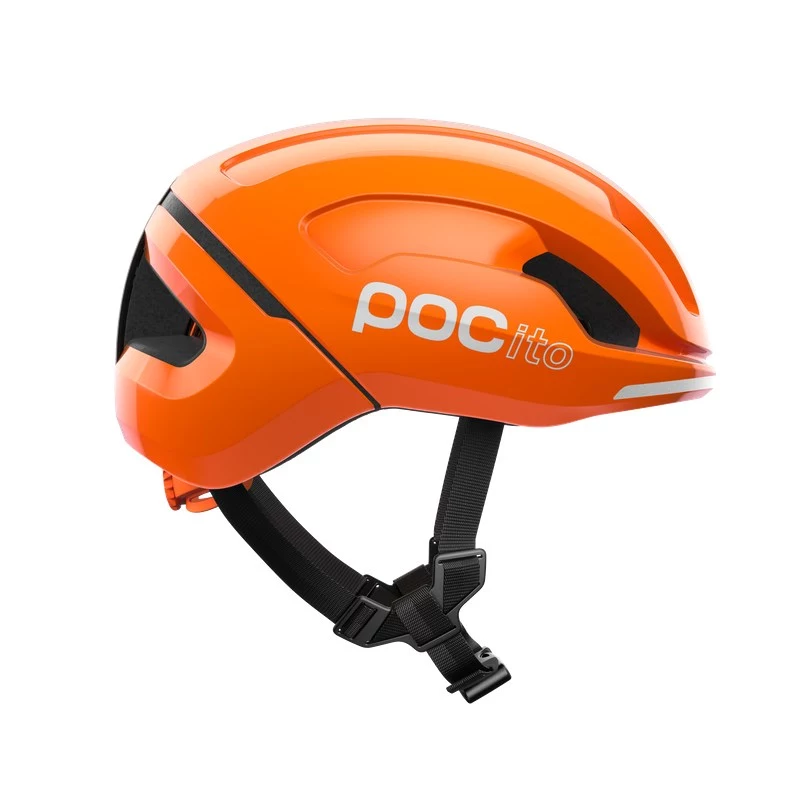 POC POCito Omne MIPS detská cyklistická prilba - fluorescenčná oranžová - malá (51-54 cm)