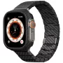 PITAKA Carbon Fiber Modern Watch Band pre Apple Watch 42/44/45/49mm čierna sivá