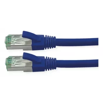 ROLINE RM Cat.6A S/FTP (PiMF) patch kábel, TPE, modrý, 5 m - RJ45 Snagless, 10GbE, LSZH
