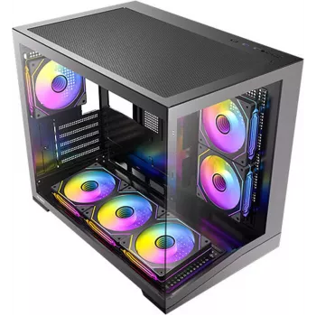 Antec CX M3 ARGB B mini-tower PC skriňa, tvrdené sklo, 3x 120mm ARGB ventilátor, microATX