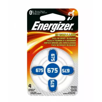 Batérie do načúvacích prístrojov Energizer zinok-vzduch, veľkosť 675 (AZ675DP-4 TL4)