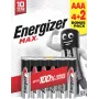 Energizer Max Alkalické batérie AAA, 1,5 V, balenie 6 ks (4+2)