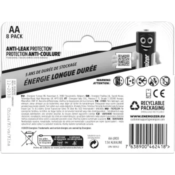 Alkalické batérie Energizer Everyday AA/LR6 (DHP8)