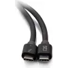 C2G 2,5 stôp Thunderbolt 4 USB-C kábel - 40Gbps, 100W PD, 8K, čierny