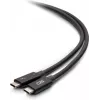 C2G 2,5 stôp Thunderbolt 4 USB-C kábel - 40Gbps, 100W PD, 8K, čierny