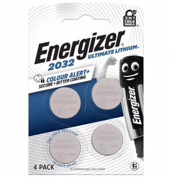 Energizer CR2032 3V lítium gombíková batéria, 4 ks