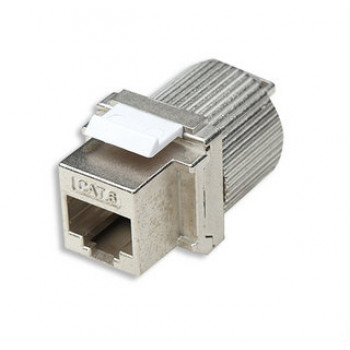 Intellinet 167222 Cat6 FTP RJ45 keystone jack, bez nástroja, tienený, zliatina zinku