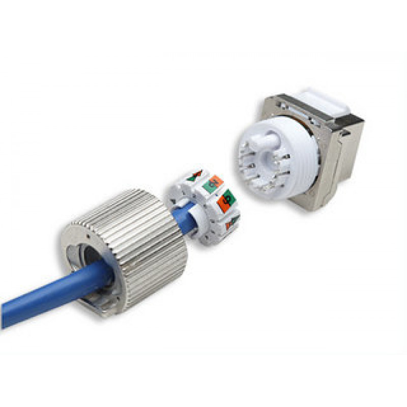 Intellinet 167222 Cat6 FTP RJ45 keystone jack, bez nástroja, tienený, zliatina zinku