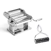 Marcato Atlas+ Chrome stroj na cestoviny s Pastabike Multi-Cutter