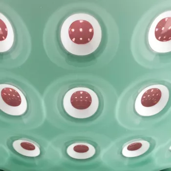Guzzini Le Murrine sada 2 misiek 12 cm matcha zelená/biela/mauve