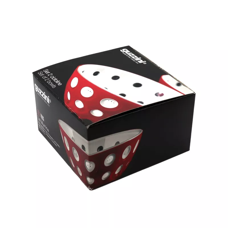 Guzzini Le Murrine sada 2 misiek 12 cm perleťová/biela/perleťová