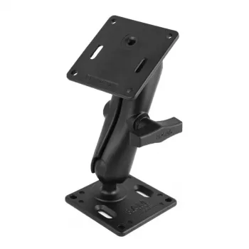 RAM MOUNTS RAM-102U-2461 dvojitý VESA-75x75-mm adaptér pre 1,5-palcové guľové základne