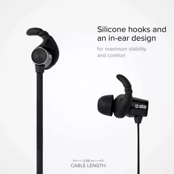 SBS TEEARBT501K bezdrôtové Bluetooth in-ear slúchadlá s mikrofónom, čierne