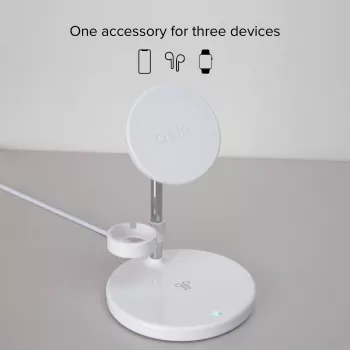 SBS TEWIRMAG3IN1 3-in-1 bezdrôtová nabíjacia stanica s MagSafe pre iPhone, Apple Watch a AirPods