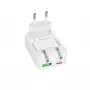 SBS TETRGANUSBTCFOLD20W 20 W GaN USB-C skladacia nástenná nabíjačka biela