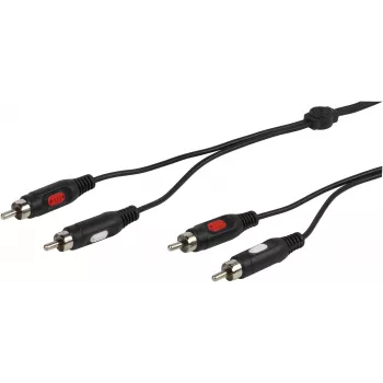 Vivanco audio kábel 2xRCA na 2xRCA 2,5 m (VVA2RCA25MMK)