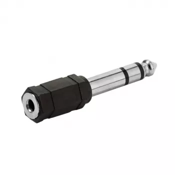 Vivanco VVAJACKAD35F63M 3,5 mm jack adaptér (konektor samica na konektor samec) stereo