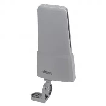 Vivanco VVANOUT42DBG aktívna vonkajšia anténa pre DAB/DAB+ a DVB-T/DVB-T2, zosilnenie 42 dB, F konektor, čierna/sivá