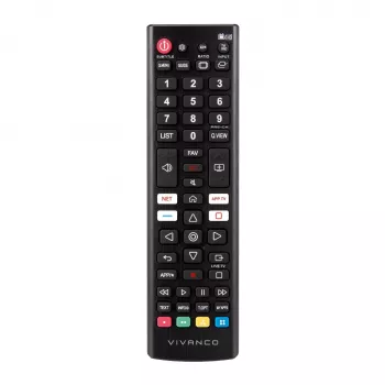 Vivanco VVREMOTELGK univerzálny diaľkový ovládač pre LG televízory - čierny