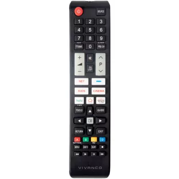 Vivanco VVREMOTESAM univerzálny diaľkový ovládač pre Samsung TV, čierny