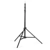 Manfrotto 1004BAC-3 vzduchom odpružená sada 4-sekciových osvetľovacích statívov (balenie 3 ks, čierna)