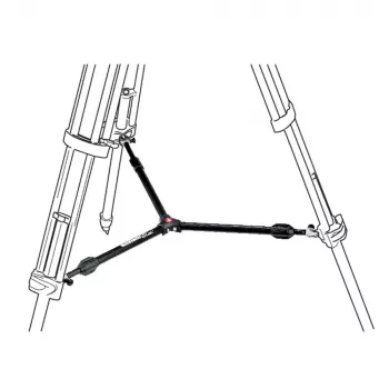 Manfrotto 537SPRB stredový rozpera pre nohy statívu, hliník, čierna