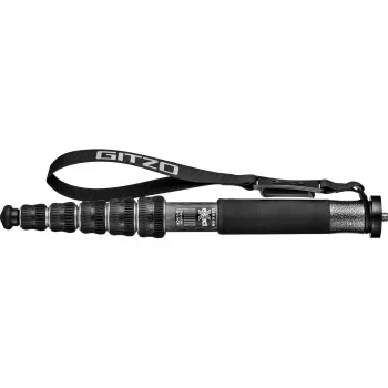 Gitzo GM2562T Traveler Series 2 karbónový monopod, 6 segmentov, max. výška 142 cm, zaťaženie 12 kg, čierna