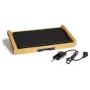 Melchioni Bamboo Grill elektrický stolný gril 1800 W hnedý 37x27 cm nepriľnavý odnímateľný plech
