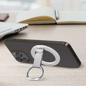 SBS Mag Ring Stand, magnetický prstenec-stojan kompatibilný s MagSafe pre iPhone (TEMAGSFSTAND)