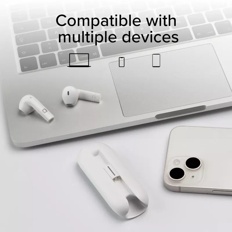 SBS Nu Blade slúchadlá True Wireless (TWS) do uší, biele (TEEARTWSBLADEBTW)