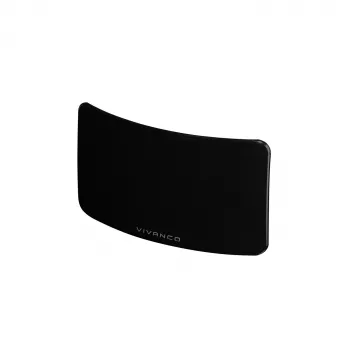 Vivanco VVTVANTMCIRCLE vnútorná anténa pre DVB-T/T2 so zosilnením 28 dB, filter LTE/4G/5G, podpora DAB/DAB+, čierna