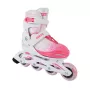 Roces Jokey X Girl nastaviteľné inline korčule 34-37 bielo-ružové